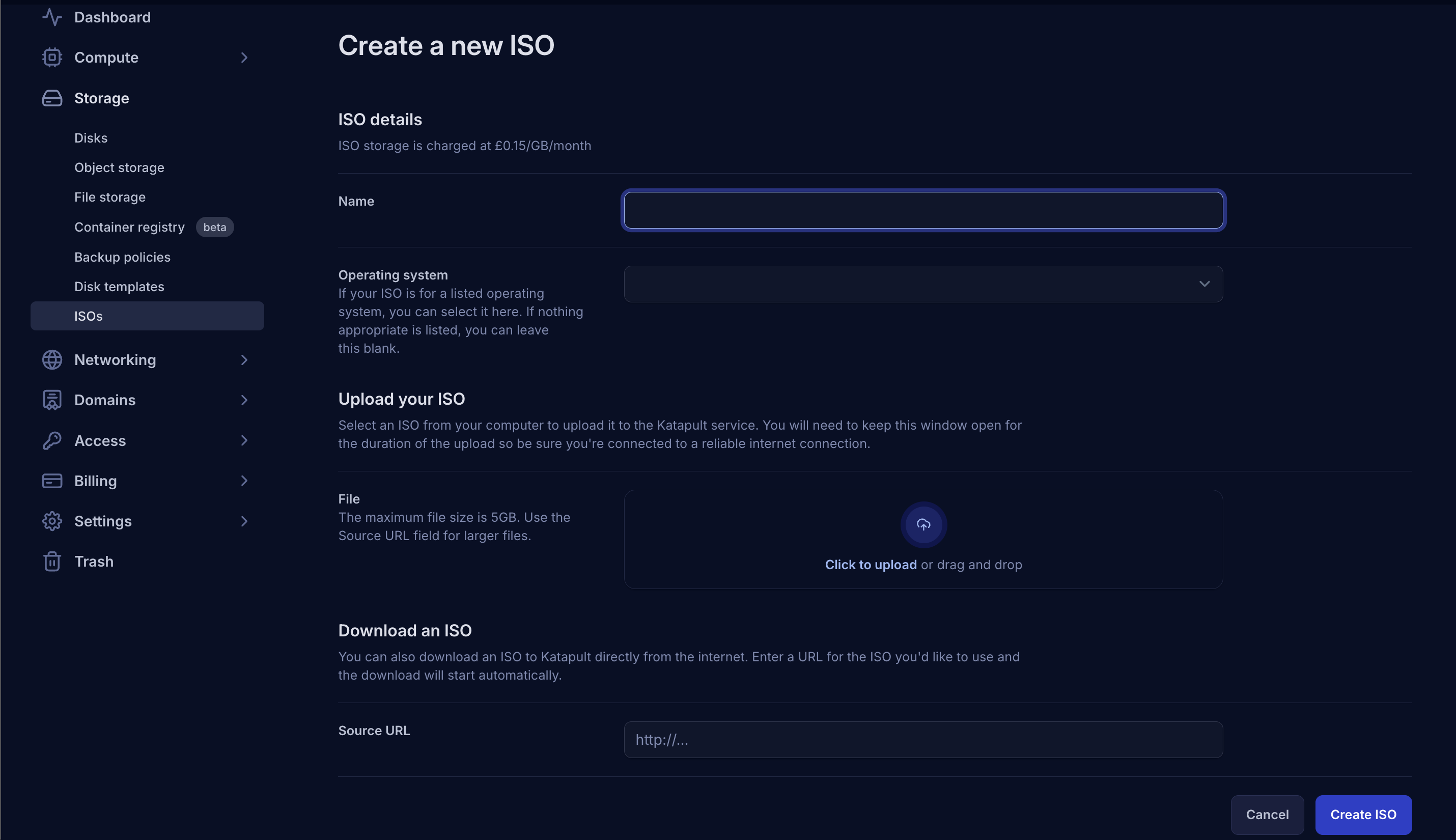 Create an ISO